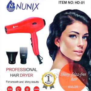 Best Nunix professional hair dryer