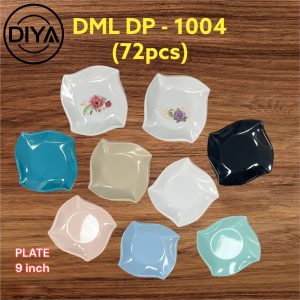 Diya DML DP-1004 Plate 9 Inch (6PCS SET)