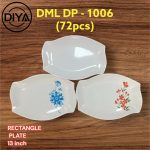 Diya DP-1006 Rectangle Plate 13 Inch (6PCS SET)