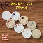 Diya DML DP-1009 Round Plate 10 Inch (6PCS SET)