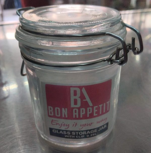 Bon Appetit Glass Storage Jar 0.25L