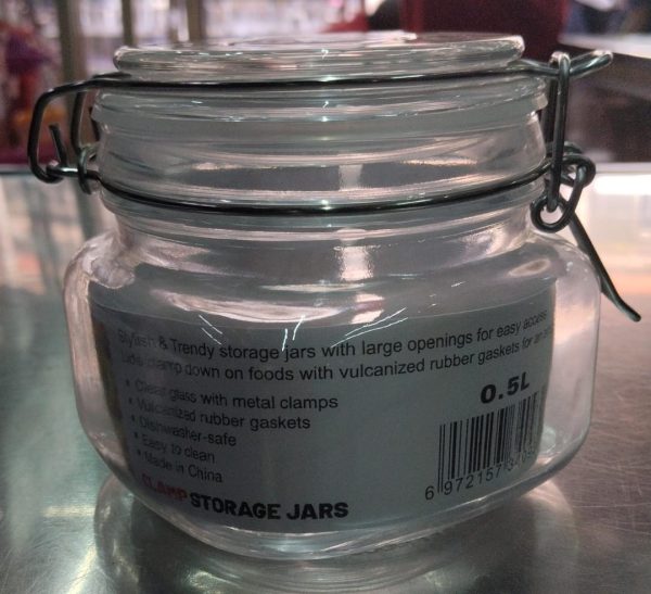 Bon Appetit Glass Storage Jar 0.5L