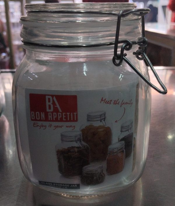 Bon Appetit Glass Storage Jar 1L