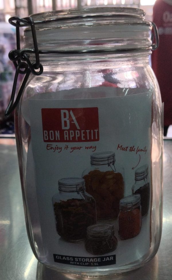 Bon Appetit Glass Storage Jar 1.5L