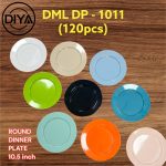 Diya DML DP 1011 Round Dinner Plate 10.5 Inch (6PCS SET)