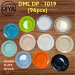Diya DML DP-1019 Round Plate 10 Inch (6 Pcs Set)