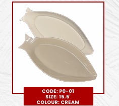 Oasis Melamine Plates (P0-01) Size 15,5 Cream (1 pcs)