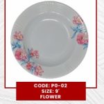 Oasis Melamine Plates (P0-02) Size 9 Flower (1 PCS)